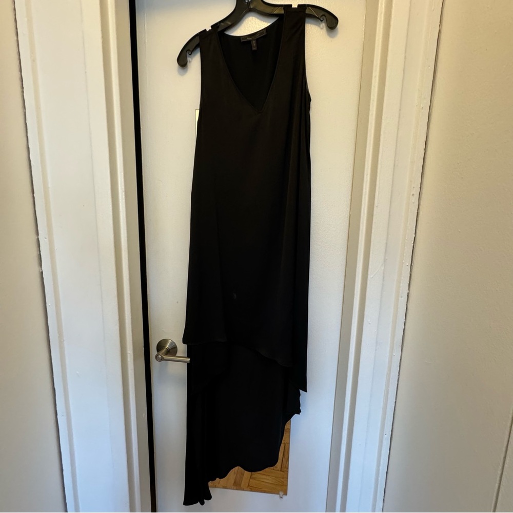 BCBGMAXAZRIA Tara Cascade High Low Dress